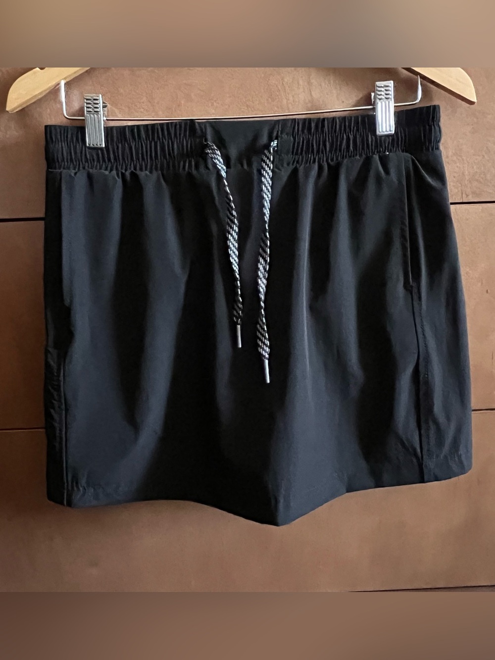 Avalanche Black Athletic Drawstring Skort with Contrast Cord